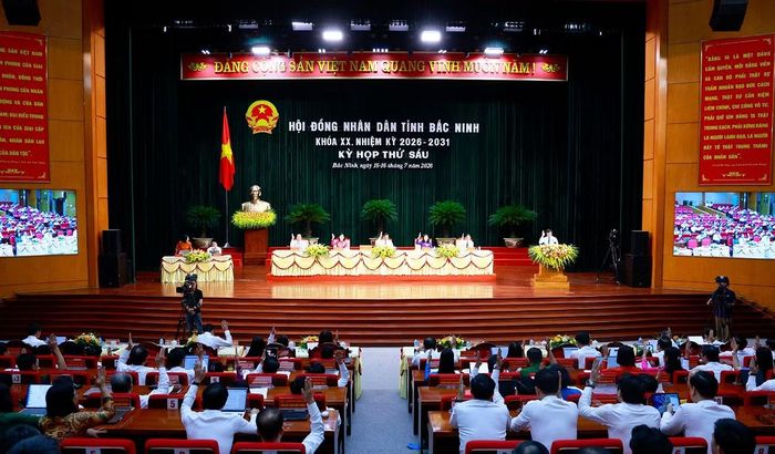 HĐND tỉnh Bắc Ninh khóa XX tổ chức Kỳ họp thứ 6.