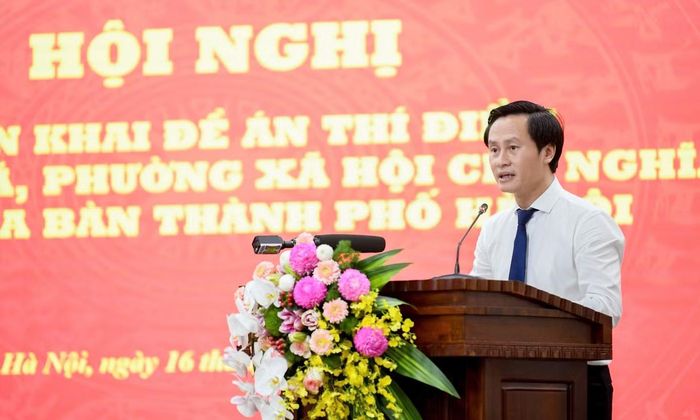 Ông Hoàng Hải Đăng - Bí thư Đảng ủy, Chủ tịch HĐND xã Phúc Thịnh. Ảnh: Như Ý.