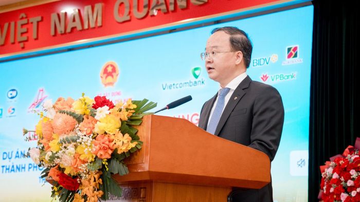 Ông Lê Quang Vinh, Tổng Giám đốc Vietcombank.