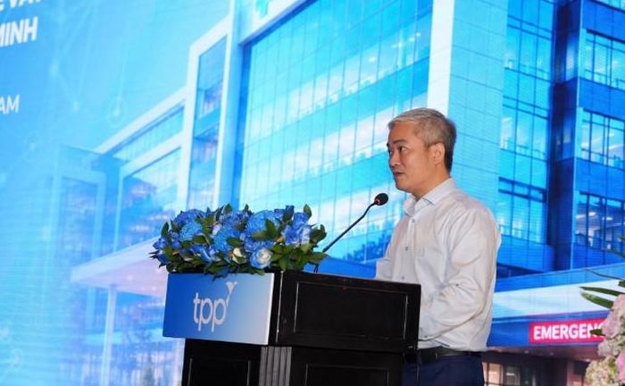 Nhà báo Trần Tuấn Linh, Tổng Biên tập báo Sức Khỏe và Đời sống phát biểu
