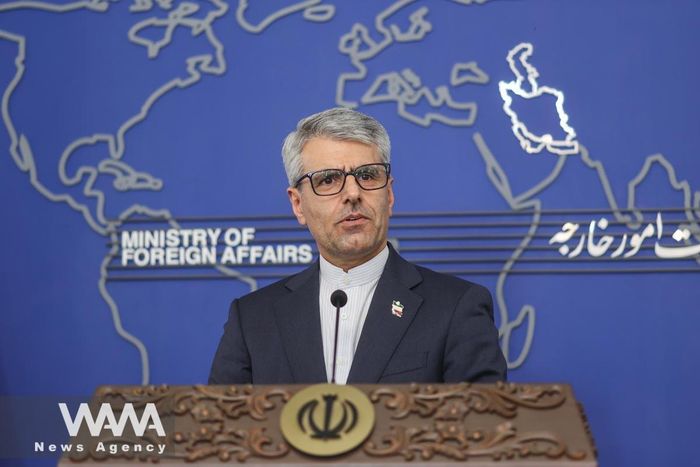 Phát ngôn viên Bộ Ngoại giao Iran Esmail Baghaei. Ảnh: WANA