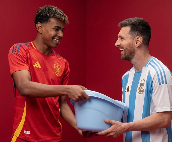 Ít ai ngờ, Messi sẽ đối đầu Lamine Yamal ở chung kết World Cup 2026 - Ảnh: Acervo