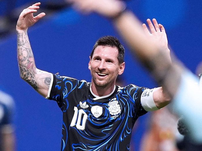 Messi có màn trình diễn ngoạn mục. Ảnh: L.N