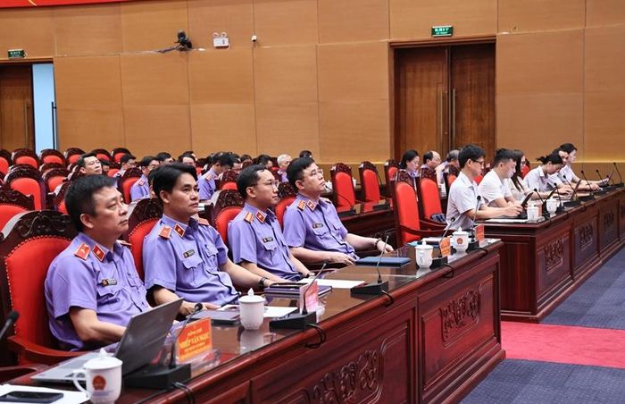  Đồng chí Nguyễn Đức Thái, Phó Viện trưởng VKSND tối cao và các đại biểu tham dự Hội nghị. 