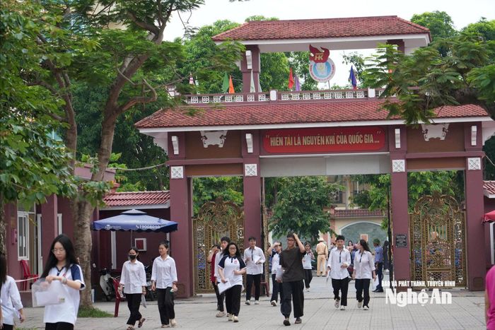 Thí sinh tham dự Kỳ thi tốt nghiệp THPT năm 2026. Ảnh: Mỹ Hà