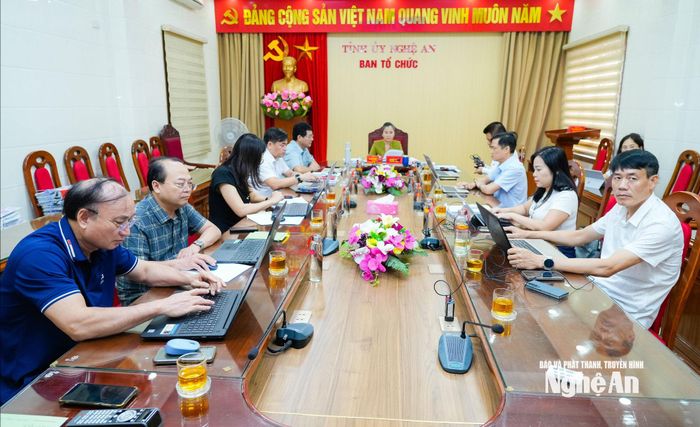 Quang cảnh điểm cầu Nghệ An. Ảnh: TL