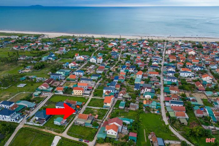 Toàn cảnh thôn Đại Bắc, xã Cổ Đạm, tỉnh Hà Tĩnh, nơi xảy ra vụ việc.