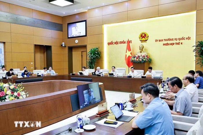 Chủ tịch Quốc hội Trần Thanh Mẫn phát biểu. (Ảnh: Doãn Tấn/TTXVN)