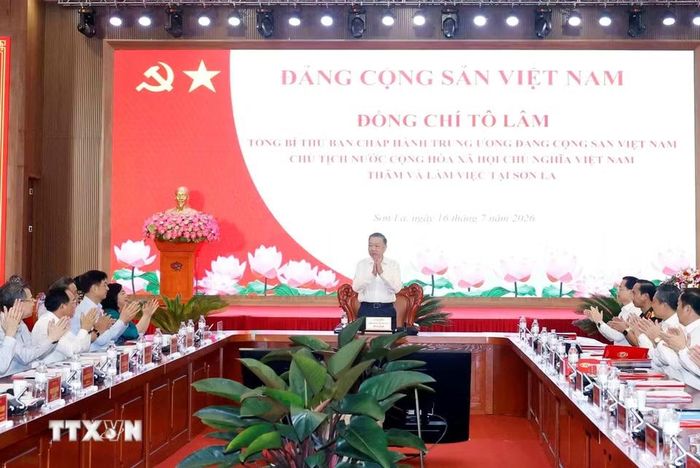 Tổng Bí thư, Chủ tịch nước Tô Lâm phát biểu chỉ đạo. (Ảnh: Thống Nhất/TTXVN)