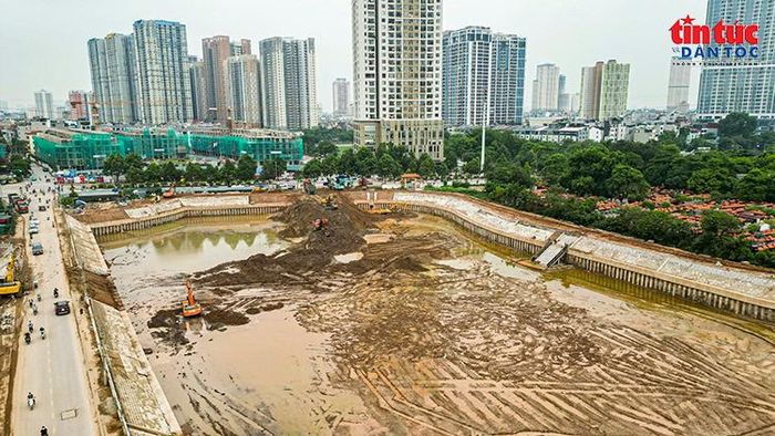 Hồ Đồng Bông 2 khi hoàn thành sẽ góp phần tăng khả năng tiêu thoát nước, giảm ngập cho khu vực Mễ Trì - Mỹ Đình - Trung Văn - Đại Mỗ.
