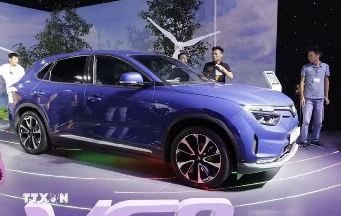 Một mẫu xe ôtô điện của VinFast. Ảnh: Trần Việt/TTXVN