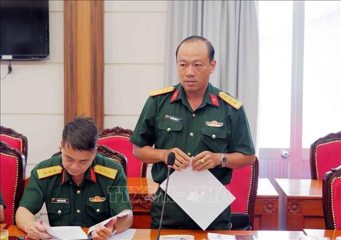 Thượng tá Nguyễn Văn Cư, Bộ Tư lệnh Quân khu 7, góp ý Dự thảo Luật.
