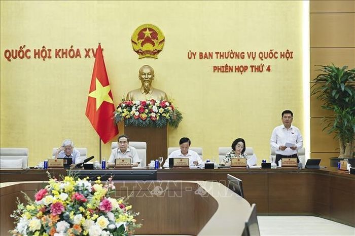 Phó Chủ tịch Quốc hội Nguyễn Hồng Diên phát biểu. Ảnh: Doãn Tấn/TTXVN