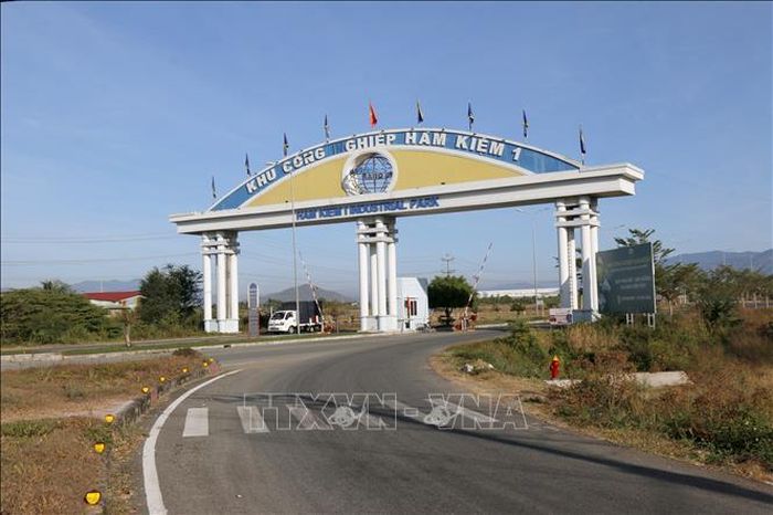 Khu công nghiệp Hàm Kiệm 1 với tỷ lệ lấp đầy đạt 66% và đang kêu gọi thu hút đầu tư.