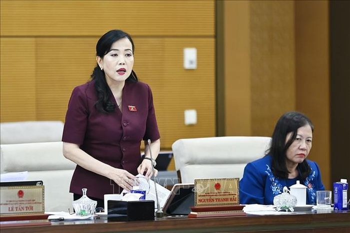 Chủ nhiệm Ủy ban Khoa học, Công nghệ và Môi trường của Quốc hội Nguyễn Thanh Hải phát biểu. Ảnh: Doãn Tấn/TTXVN