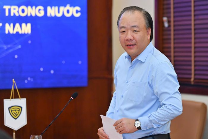 Ông Trần Hữu Linh, Cục trưởng Cục Quản lý và Phát triển thị trường trong nước. Ảnh Bộ Công Thương