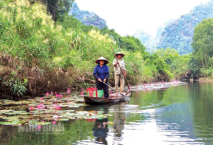 Người dân Ninh Bình chân chất, hiếu khách. Ảnh: Hoàng Hiệp/Báo Ninh Bình. 