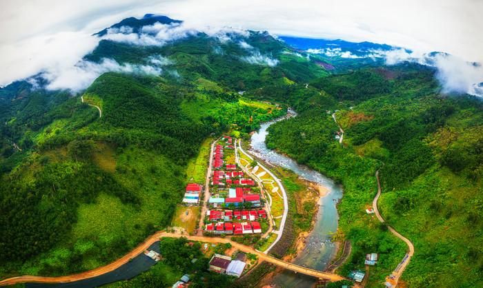 Khu dân cư Bằng La (xã Trà Leng). Ảnh: Đỗ Văn Pháp/Báo Đà Nẵng