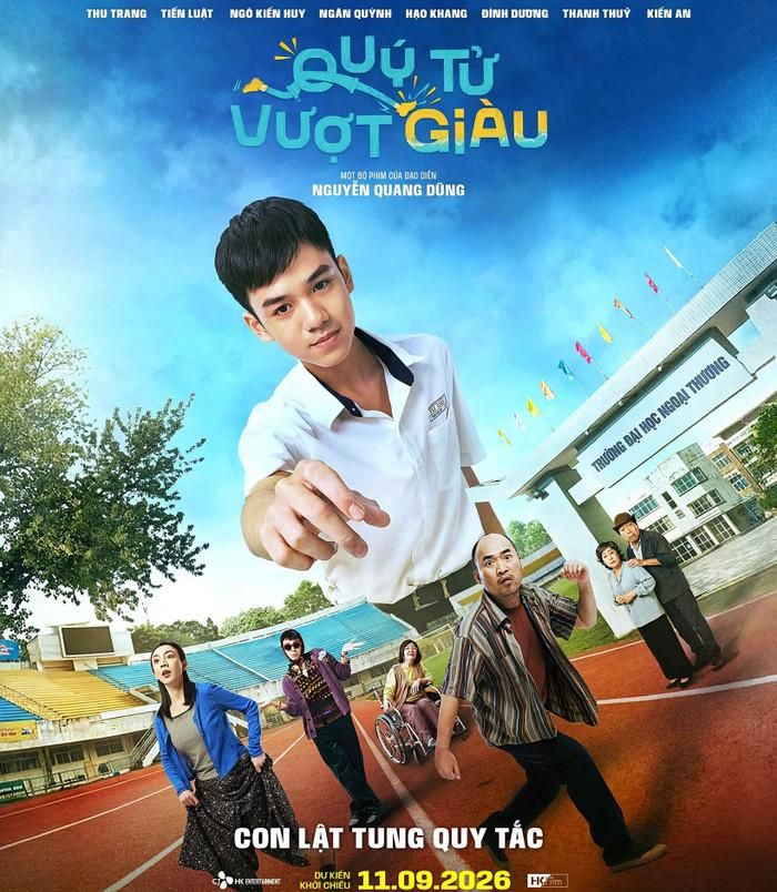 Vai diễn mới của Ngô Kiến Huy trong Quý tử vượt giàu đang nhận được nhiều sự quan tâm. Ảnh: FBNV.