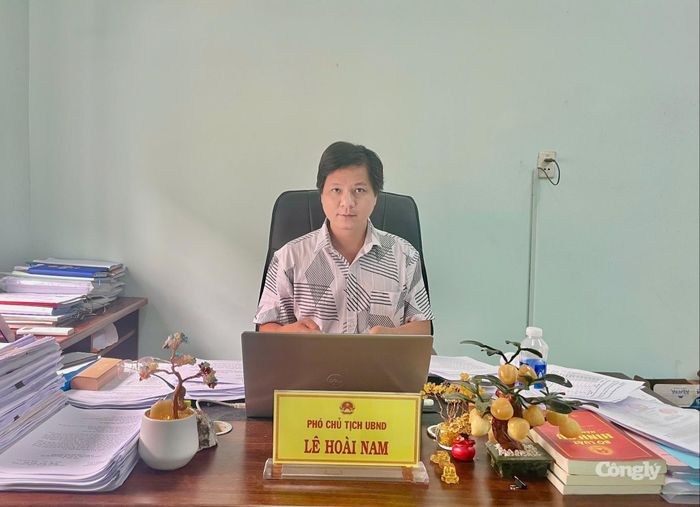 Ông Lê Hoài Nam, Phó Chủ tịch UBND xã Bình Châu.