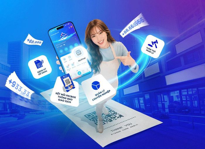 KienlongBank giới thiệu dịch vụ MyShop trên website của ngân hàng.