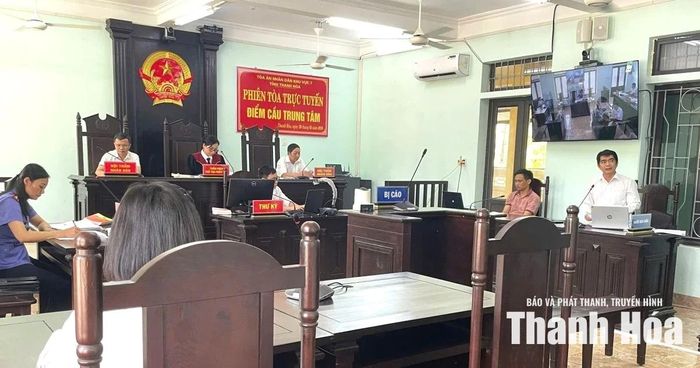 TGVPL của Trung tâm TGPL Nhà nước tỉnh tham gia phiên tòa.