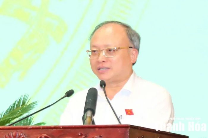 Giám đốc Sở Tài chính Lê Trọng Thụ.