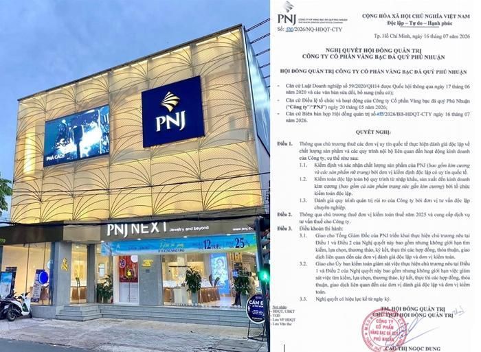 PNJ thuê tổ chức quốc tế đánh giá độc lập việc kinh doanh kim cương