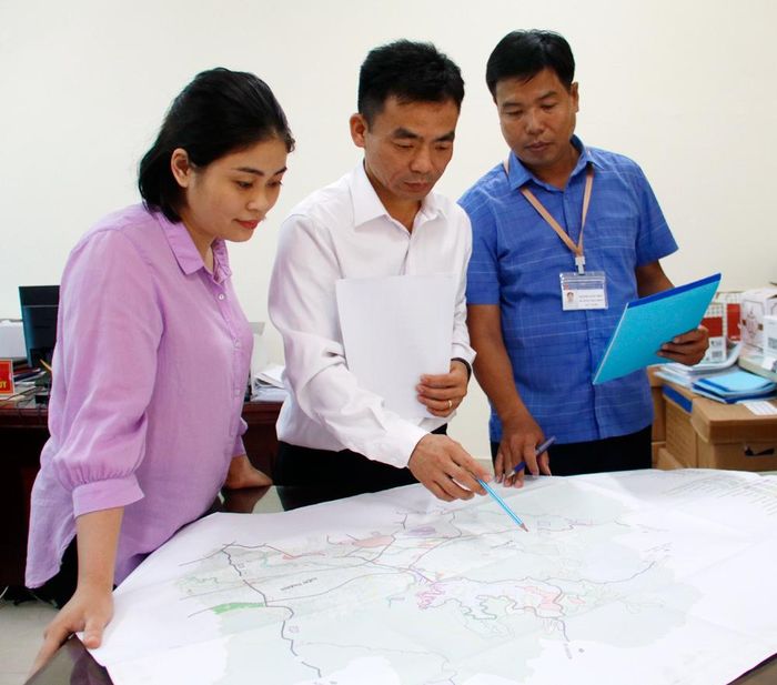  Xã Kiên Lao là một trong những địa phương được thụ hưởng dự án đo đạc, lập hồ sơ địa chính. 