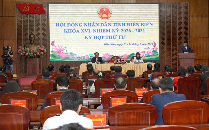 Phó Bí thư Thường trực Tỉnh ủy, Chủ tịch HĐND tỉnh chí Lê Thành Đô phát biểu bế mạc Kỳ họp thứ Tư, HĐND tỉnh khóa XVI, nhiệm kỳ 2026 - 2031.