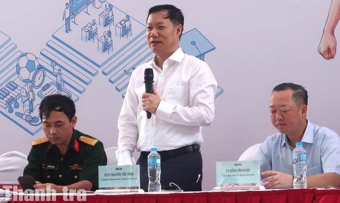 GS.TS Nguyễn Tiến Thảo, Vụ trưởng Vụ Giáo dục Đại học, Bộ Giáo dục và Đào tạo. Ảnh: HH