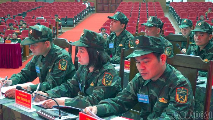 Lực lượng tham gia diễn tập.