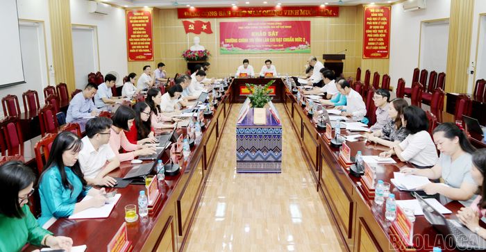 Quang cảnh buổi khảo sát.