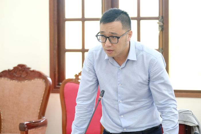 Đại diện lãnh đạo Sở Tài chính phát biểu