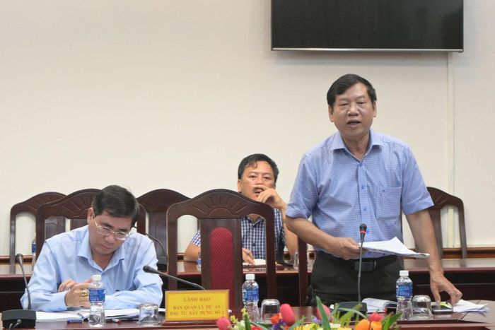 Ông Nguyễn Văn Chiến - Phó Giám đốc Sở Nông nghiệp và Môi trường phát biểu tại cuộc họp