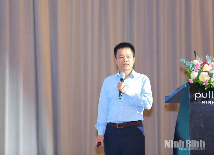 GS.TS. Nguyễn Quảng Trường, Phó Viện trưởng Viện Sinh học - Viện Hàn lâm Khoa học và Công nghệ Việt Nam phát biểu tại hội thảo.