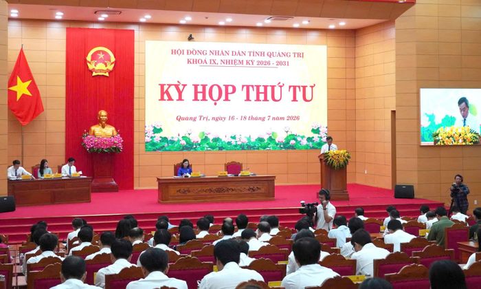 Quang cảnh kỳ họp thứ 4, HĐND tỉnh khóa IX - Ảnh: Xuân Phú