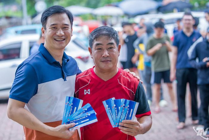 Niềm vui của người hâm mộ Thái Nguyên.