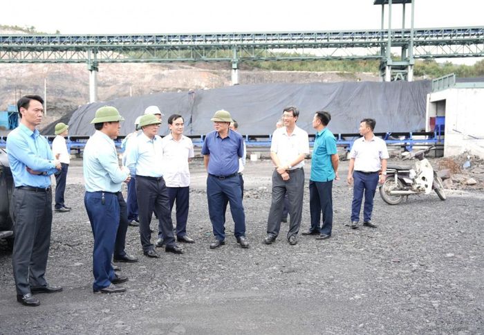 Kiểm tra Hệ thống băng tải vận chuyển than Núi Béo - Hà Tu - Trung tâm Chế biến và Kho than tập trung vùng Hòn Gai - Làng Khánh, kho than MB+55