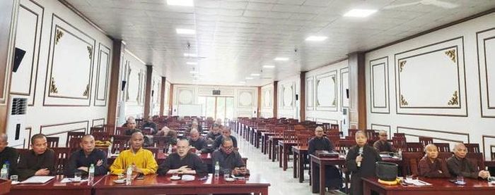 Chư tôn đức đóng góp ý kiến về công tác tổ chức đại hội