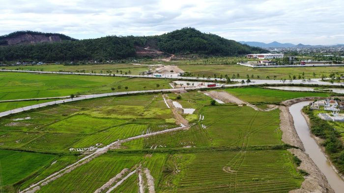 Đến nay, công tác GPMB đất nông nghiệp đã cơ bản hoàn thành.