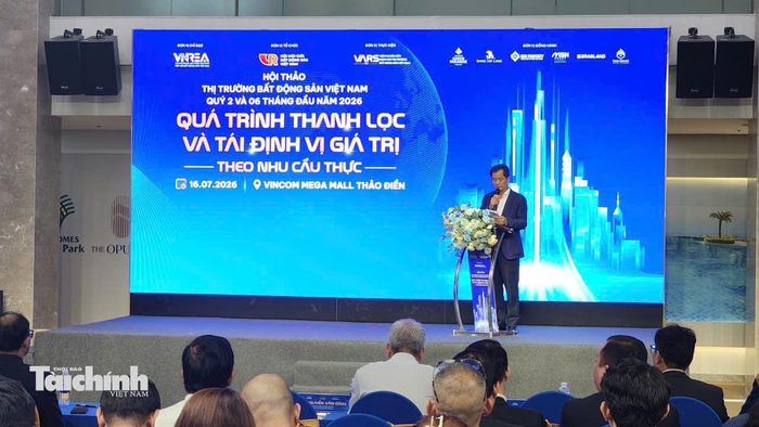 TS. Nguyễn Văn Đính - Chủ tịch VARS, Viện trưởng VARS IRE phát biểu tại sự kiện. Ảnh: Việt Dũng.