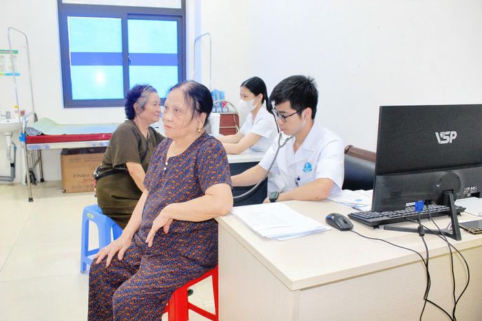 Khu vực khám bệnh với cơ sở hạ tầng khang trang tại Trung tâm Y tế khu vực Phúc Yên.