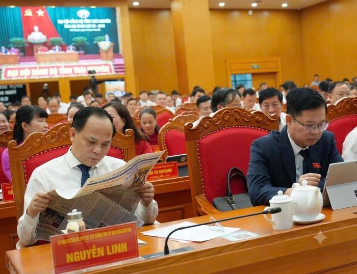 Các đại biểu tham dự Kỳ họp Kỳ họp thứ Năm, HĐND tỉnh Thái Nguyên khóa XX. Ảnh: Nguyễn Ánh