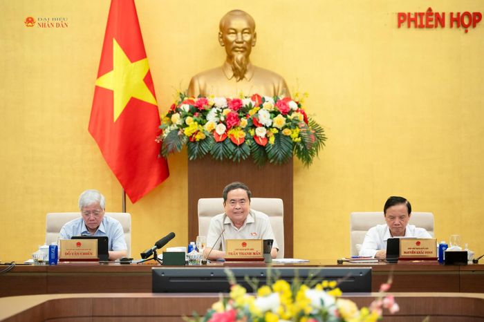 Chủ tịch Quốc hội Trần Thanh Mẫn phát biểu