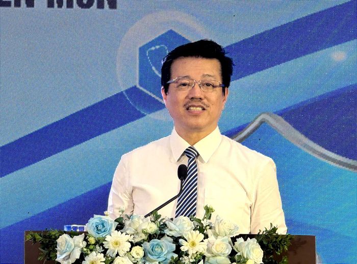 Giám đốc Trung tâm Truyền thông - Giáo dục sức khỏe Trung ương, Trưởng Ban Giám khảo Vũ Mạnh Cường phát biểu định hướng tiêu chí chuyên môn và kỳ vọng về sản phẩm dự thi. Ảnh: Hải Yến