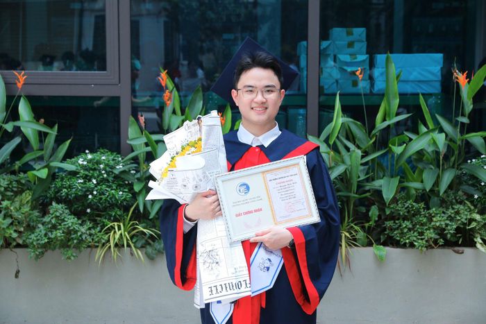 Nguyễn Minh Hiển, tốt nghiệp xuất sắc ngành Công nghệ thông tin, Trường Đại học Công nghệ (ĐHQGHN). Ảnh: NVCC