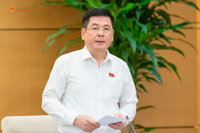 Phó Chủ tịch Quốc hội Nguyễn Hồng Diên điều hành nội dung thảo luận
