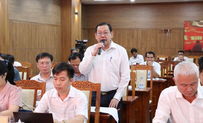 Đại diện Sở Nông nghiệp và Môi trường TP. Đồng Nai nêu quan điểm. Ảnh: Văn Dũng