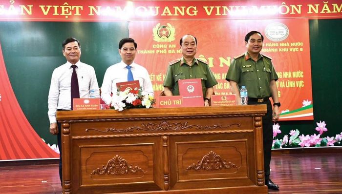 Công an TP Đà Nẵng và NHNN chi nhánh Khu vực 9 ký kết Kế hoạch phối hợp trong công tác bảo đảm an ninh, trật tự đối với lĩnh vực tiền tệ, ngân hàng giai đoạn tiếp theo